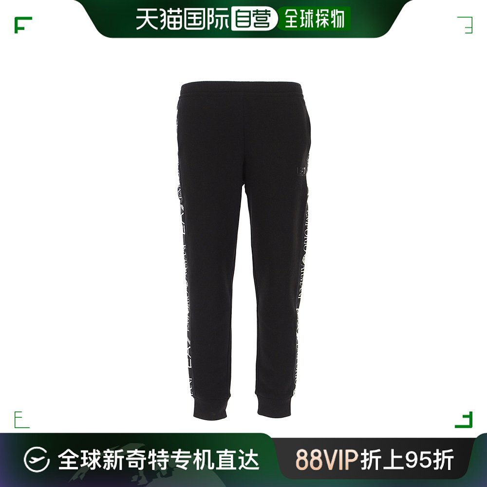 香港直邮EMPORIO ARMANI 男士黑色棉质运动裤 6HPP90-PJ07Z-1200
