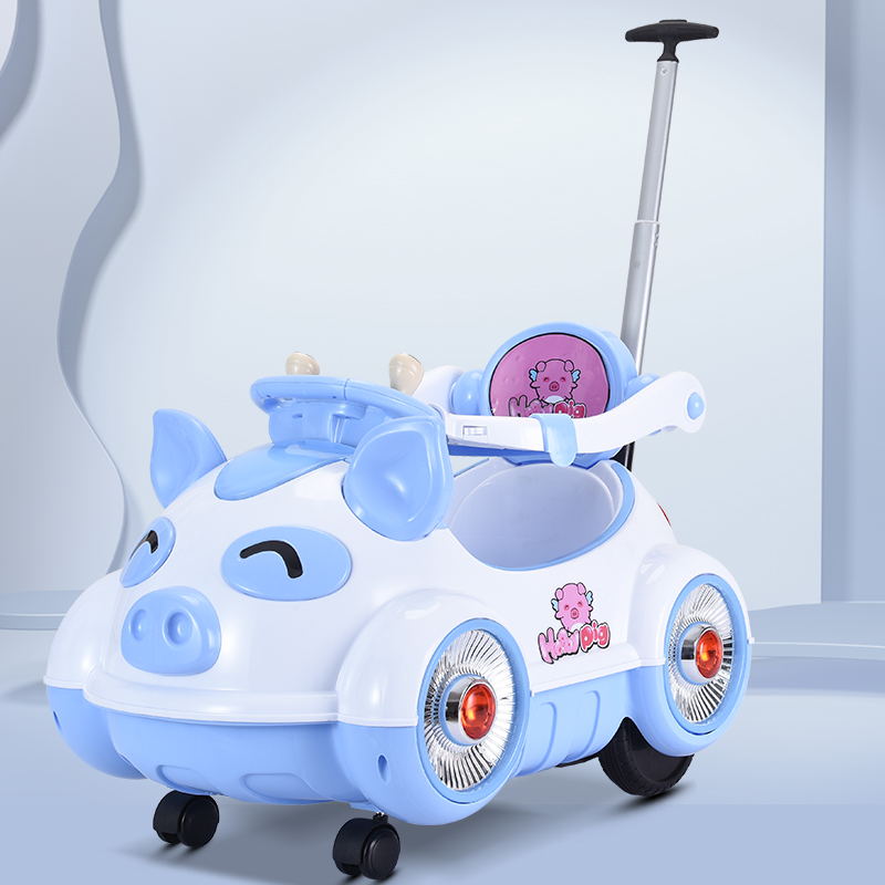 新品婴儿童电动四轮汽车瓦力车男女宝宝遥控摇摆车可坐人双驱动早