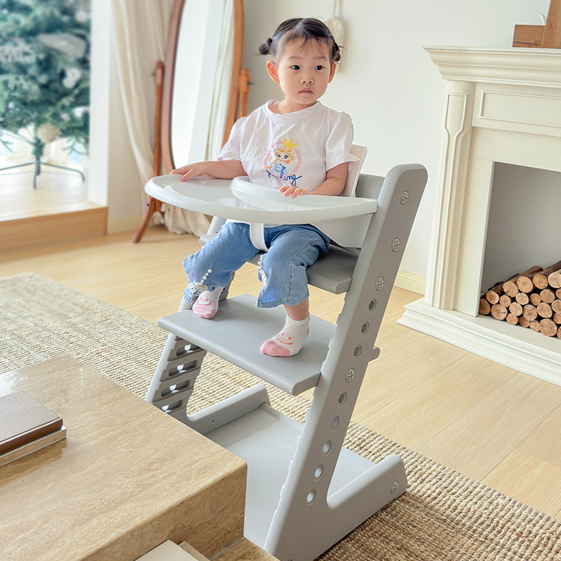 成长椅儿童pp材质塑胶餐椅婴儿宝宝吃饭座椅可调档多功能学习椅子