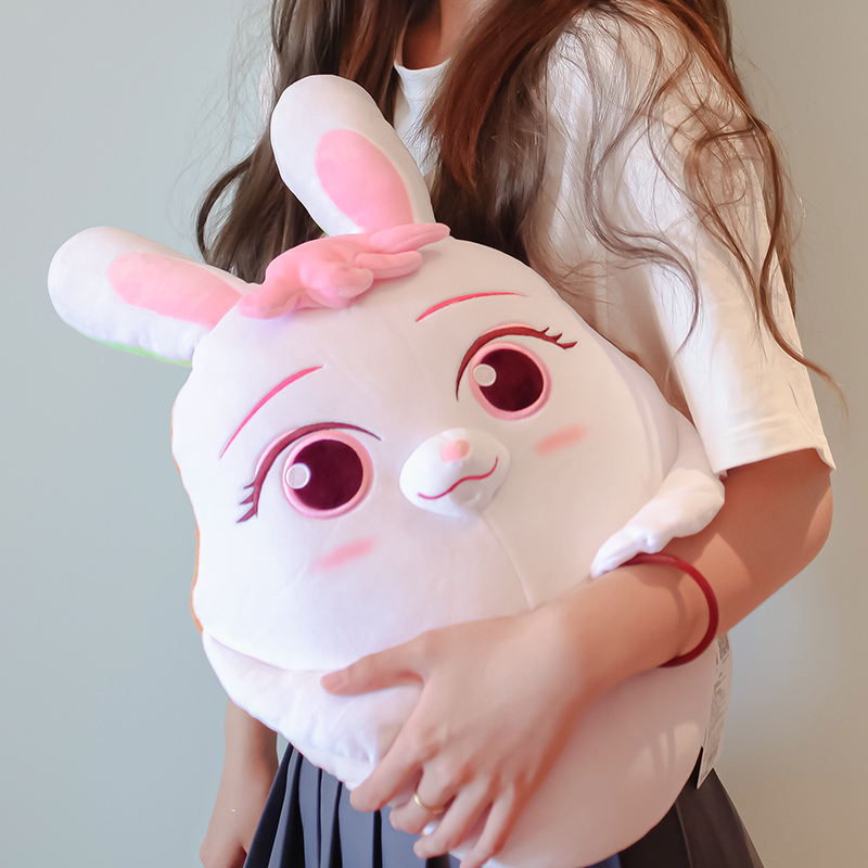 正品方特可爱兔子抱枕毛绒玩具陪你睡觉公仔床上娃娃生日礼物女孩
