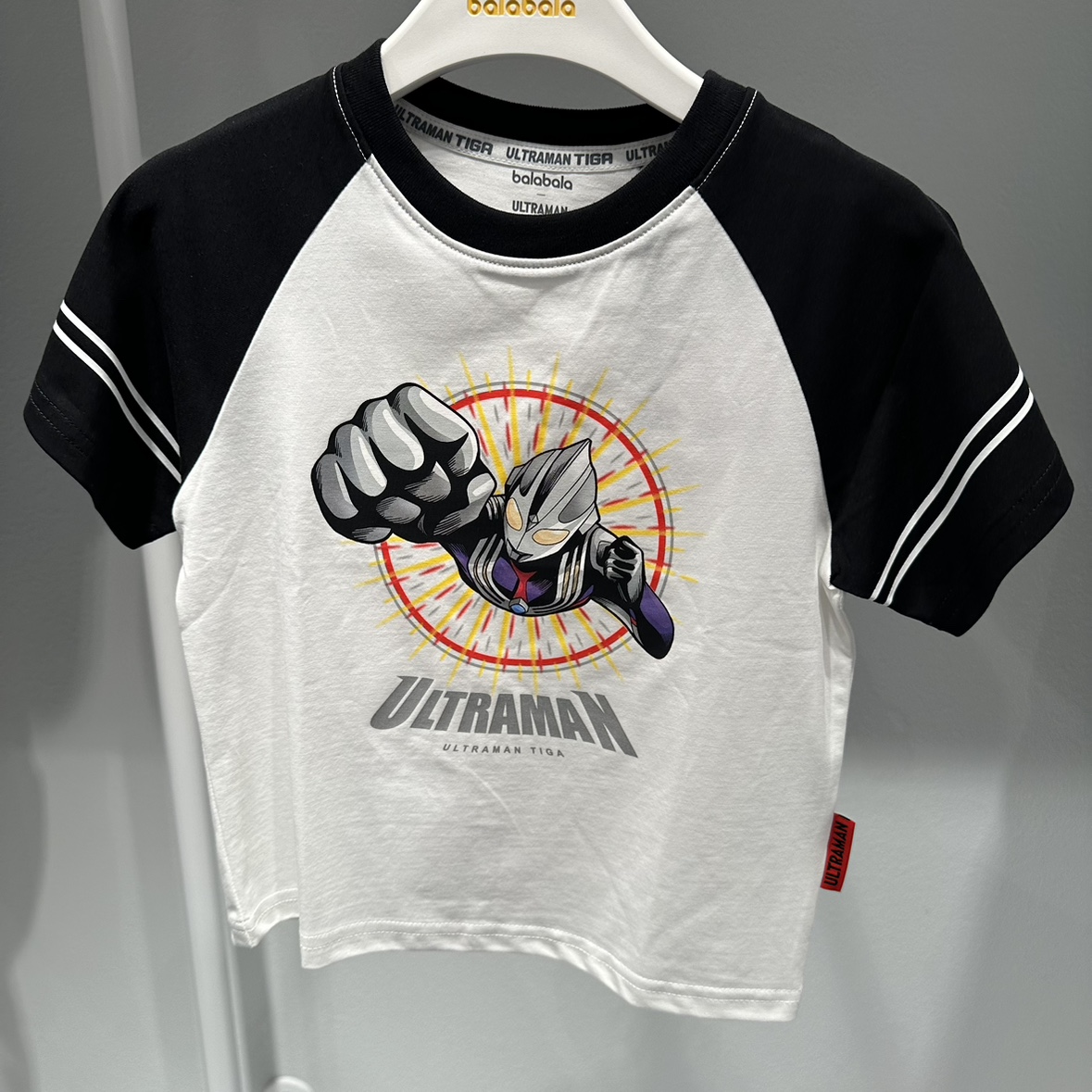 巴拉巴拉2024夏季男童装奥特曼儿童短袖T恤202224117129专柜正品