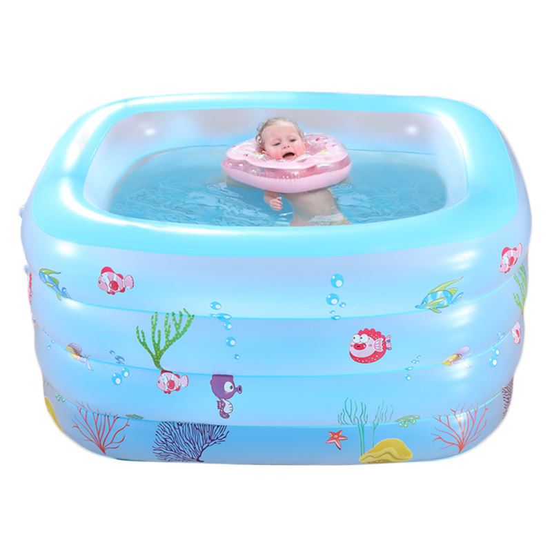 网红。新生婴儿游泳池家用充气幼儿童加厚保温可折叠宝宝室内小孩