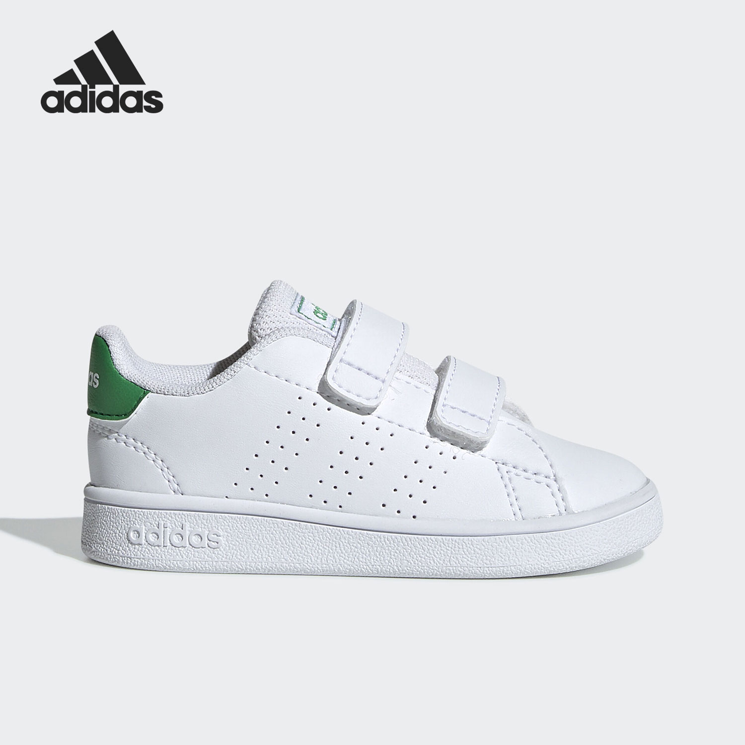 Adidas/阿迪达斯官方正品NEO休闲婴童低帮轻便魔术贴运动鞋EF0301