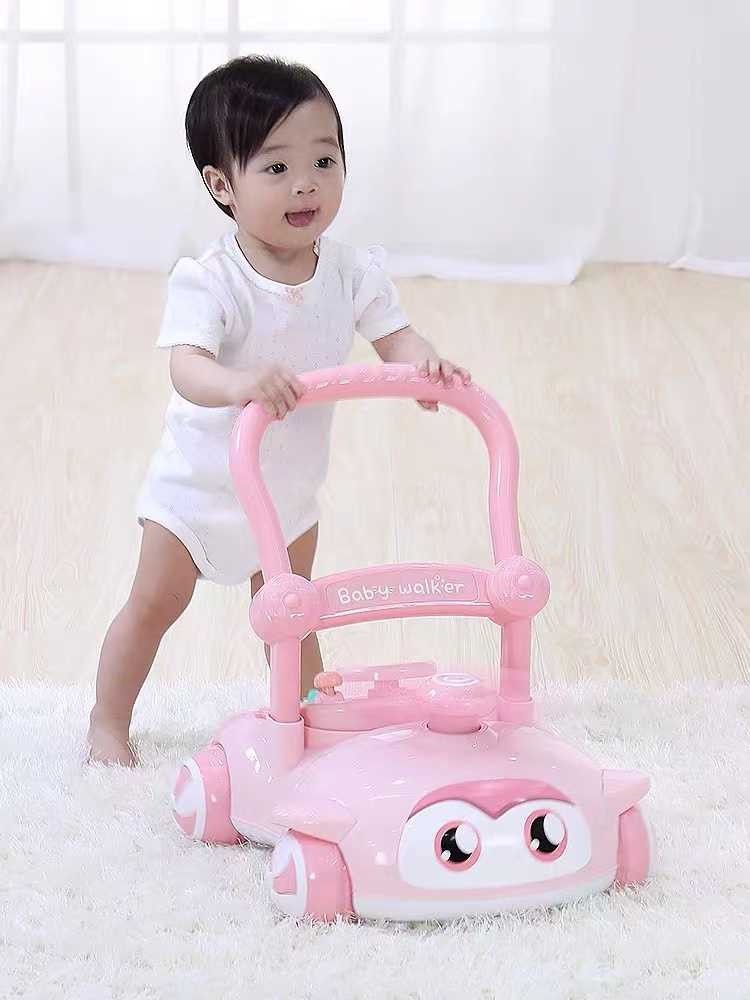 定制婴儿学走路玩具多功能二合一助推车1岁儿童小孩0手推车宝宝学
