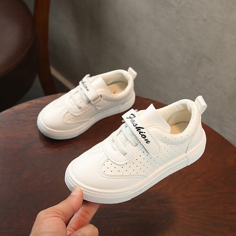 巴拉巴柆新款新款儿童小白鞋童鞋学生鞋运动鞋男童鞋2023春秋新款