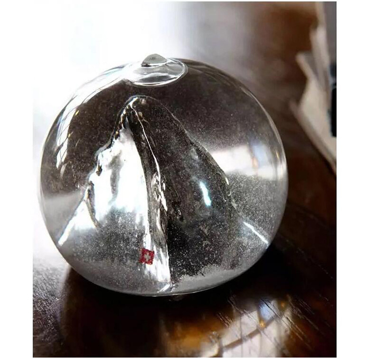 浪漫阿尔卑斯山雪球水晶球瑞士马特洪峰雪花摆件创意礼品教师节