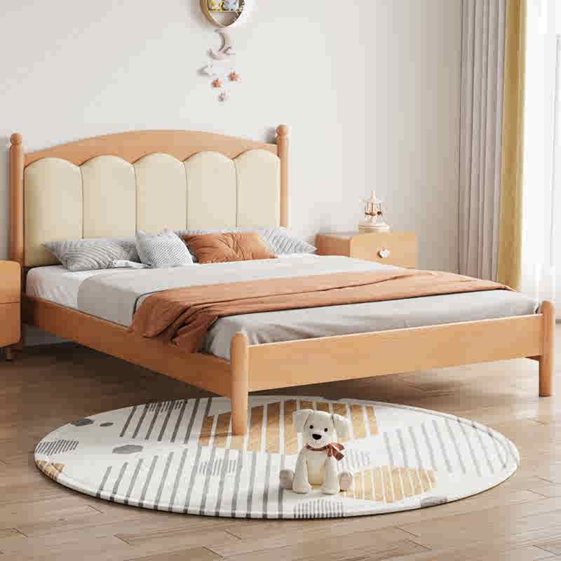 儿童床女孩公主床1.2米小户型女童床单人床主卧室1.5米榉木实木床