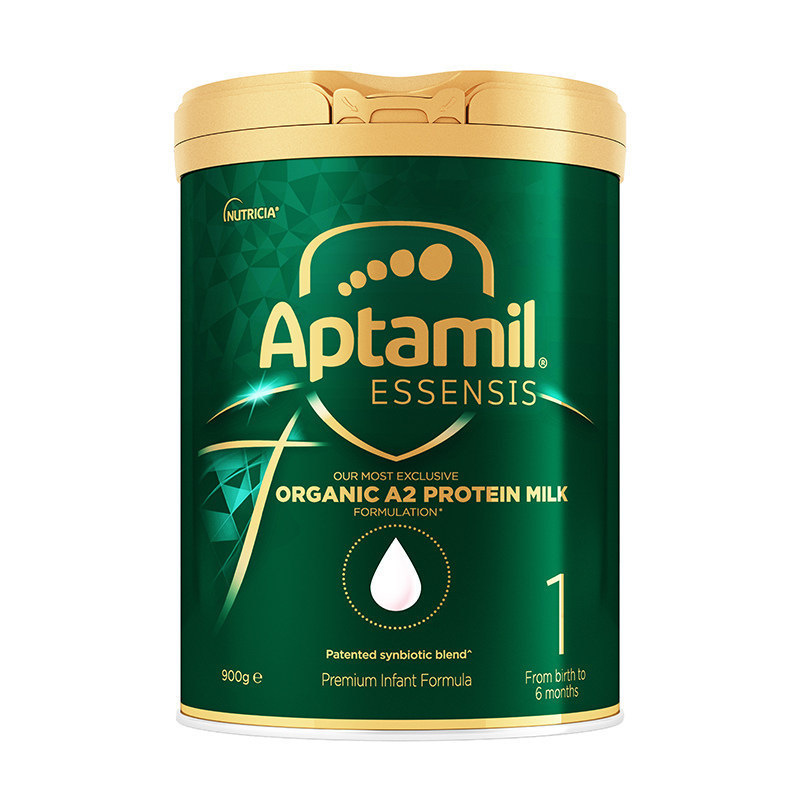 澳洲Aptamil爱他美ESSENSIS奇迹熠绿罐有机婴幼儿奶粉1段一段