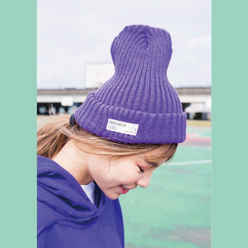 BADGE ARES CO BEANIE 毛线帽 秋冬人气素色针织冷帽保暖舒适 5色