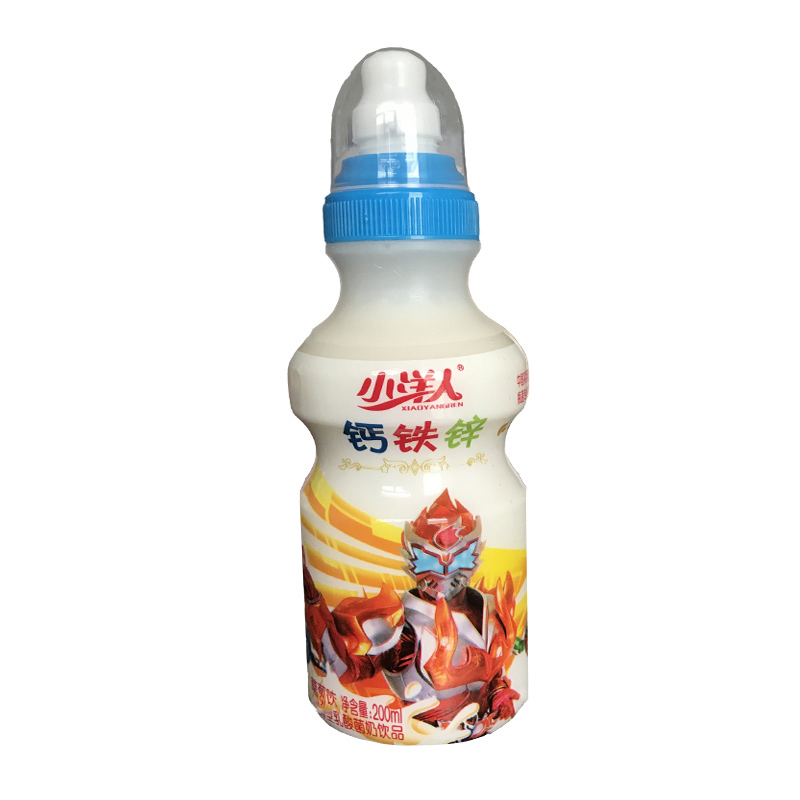 小洋人乳酸菌饮料钙铁锌奶嘴整箱24瓶200ml 儿童饮品酸奶牛奶包邮