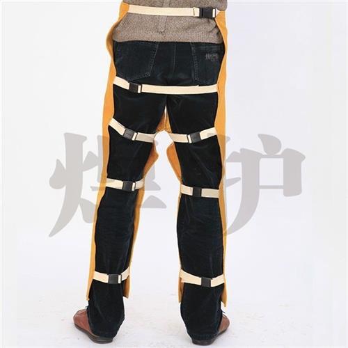 极速牛皮电焊焊接分腿围裙防火花耐磨隔热电焊服焊工裤前片焊工用
