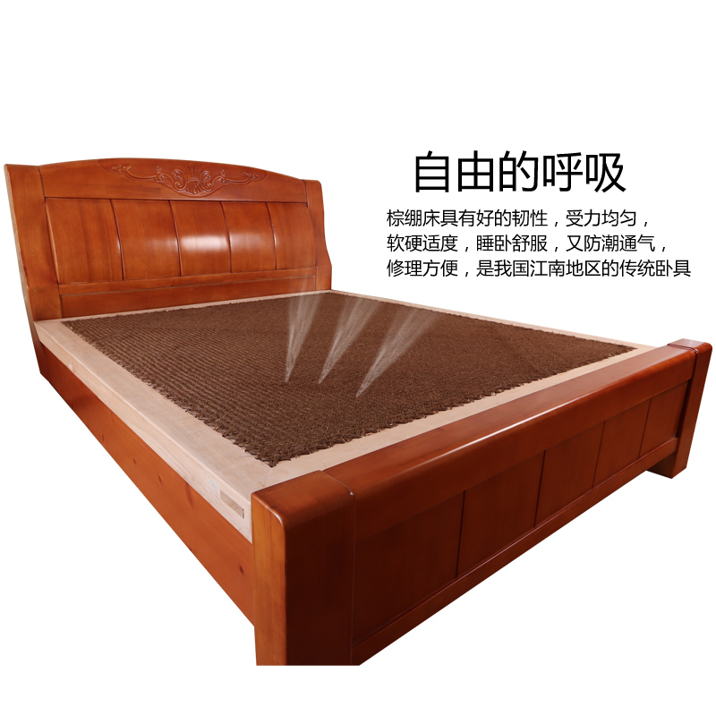 速发加硬榉木棕绷 纯手工山棕床垫 透气棕垫1.8米儿童床垫 绷子垫