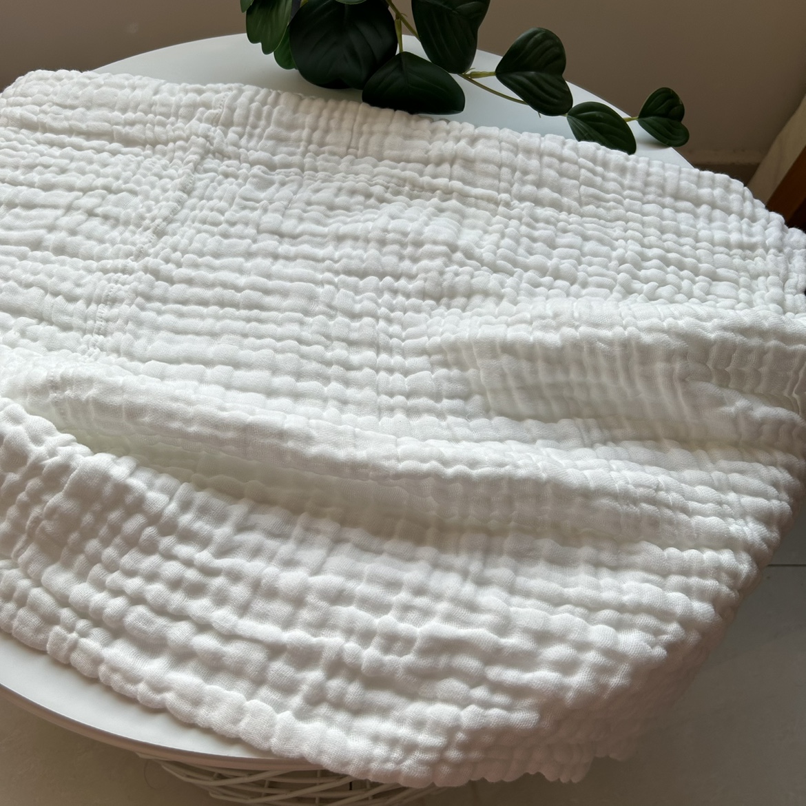 新款宝宝浴巾包被盖被盖毯透气亲肤纯棉六层泡泡纱布婴儿