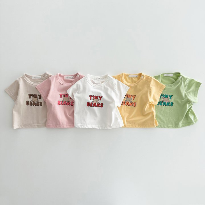 2024夏季新款婴儿字母短袖上衣女宝宝洋气棉质舒适T恤百搭男薄款