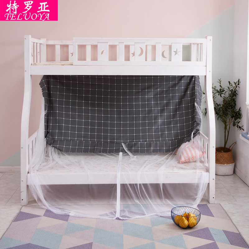 极速子母床蚊帐双层上下铺高低梯形床1.2m1.5米儿童0.9家用1.35米