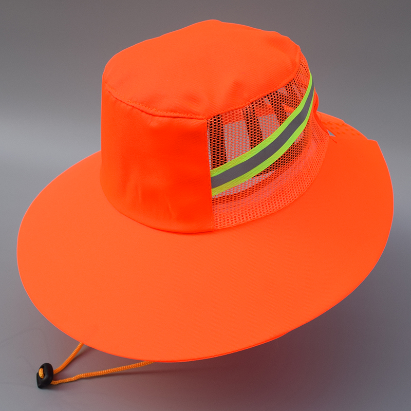 环卫工人帽夏季遮阳防晒帽园林绿化公路养护物业保洁员清洁工帽子