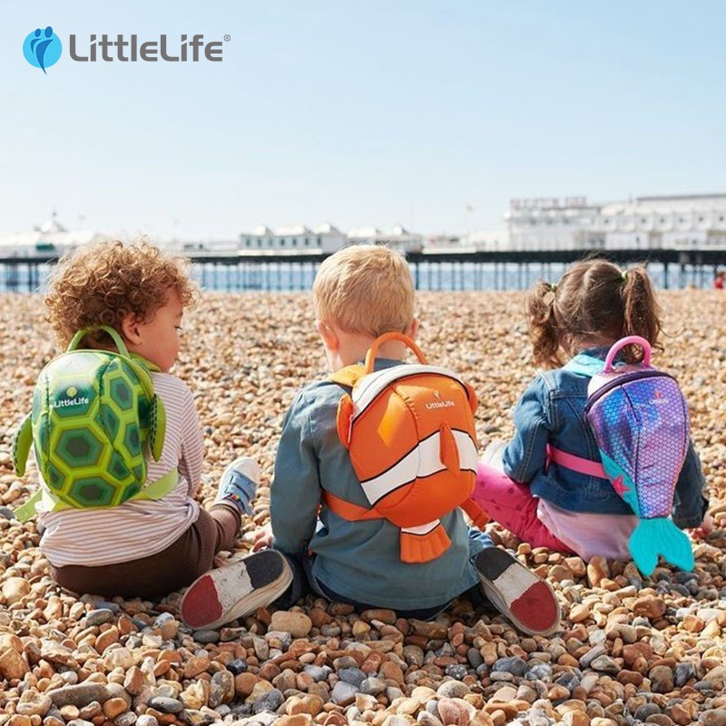 英国LittleLife幼儿防走失动物立体幼儿园儿童包配防走失带2L容量