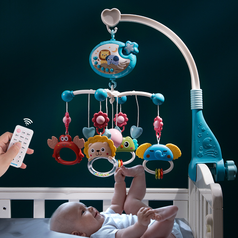 婴儿玩具床摇铃0到3个月bb宝宝用品0一1岁男女孩哄娃神器满月礼物