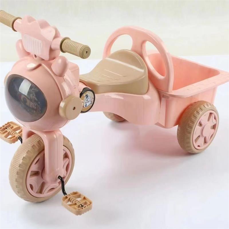 儿童脚踏可折叠三轮车宝宝脚蹬车自行车-2-4岁带音乐灯光小孩子1