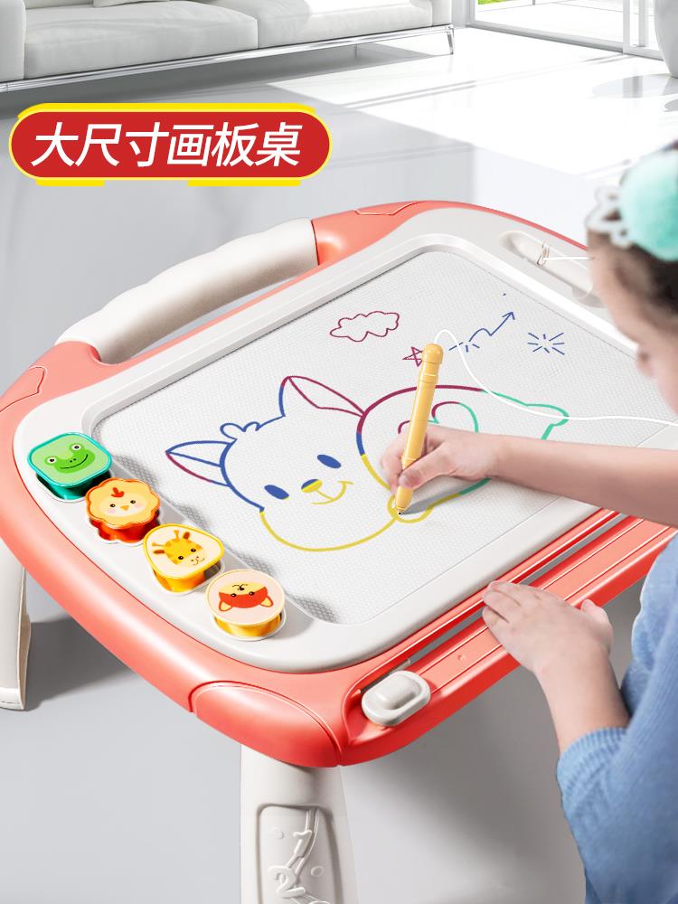小盆友画板儿童家用磁性写字板可擦涂鸦婴幼儿1一2岁玩具宝宝画画