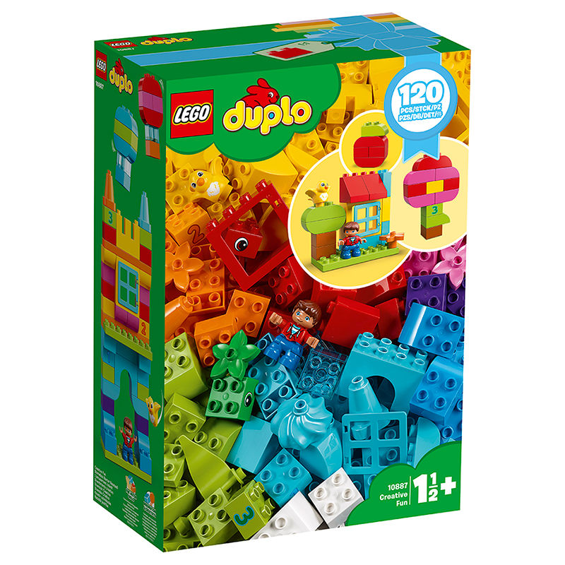 【正品行货】LEGO乐高积木得宝大颗粒系列自由创意趣玩箱10887