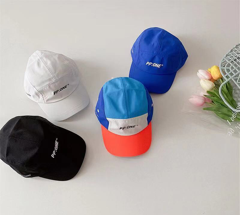O2O KIDS韩国款儿童夏季速干帽薄款透气鸭舌帽潮洋气棒球帽遮阳帽