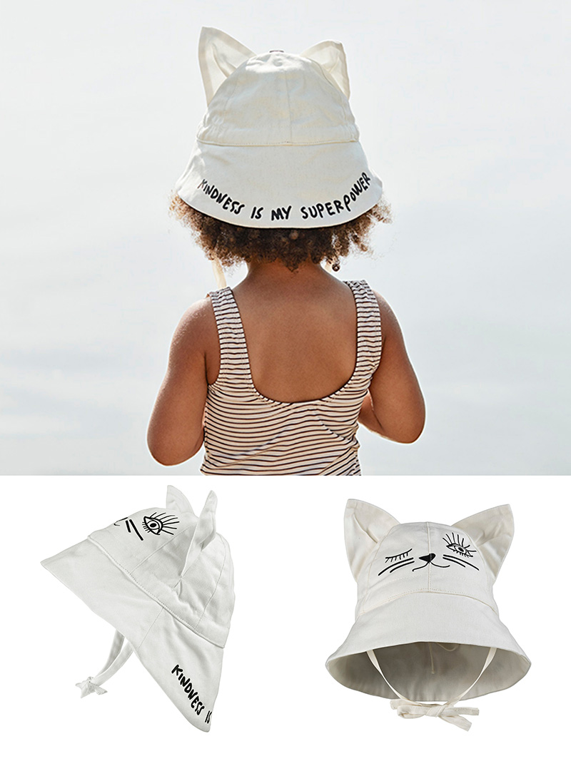 瑞典Elodie新生婴儿帽子夏秋季薄款儿童渔夫太阳帽宝宝防晒遮阳