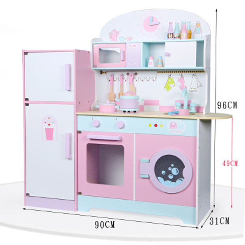 儿童过家家厨e房玩具柜仿真厨具套装宝宝煮饭做饭灶台游戏柜3-6岁