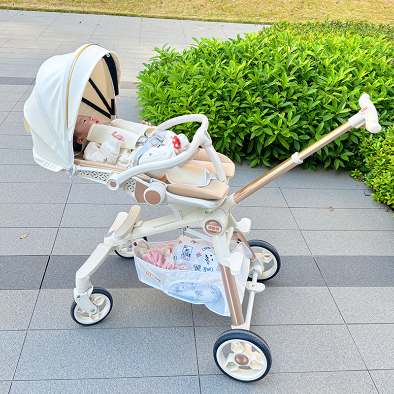 初婴贝遛娃神器婴儿手推车0-3岁轻便可折叠溜娃双向可坐躺高景观
