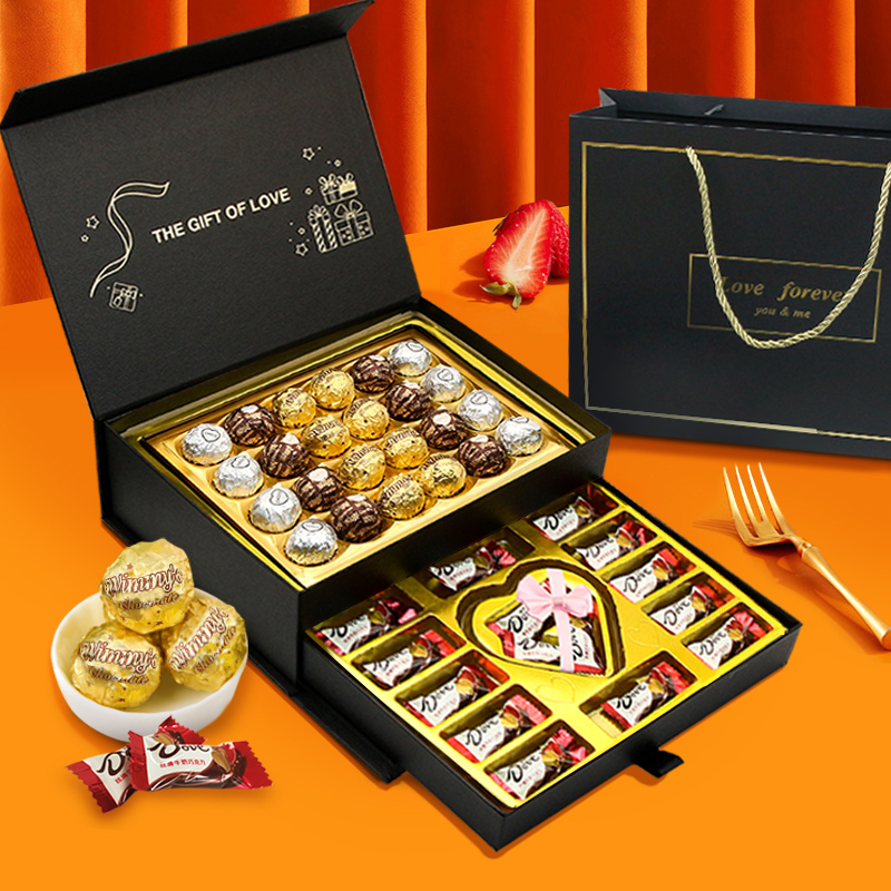 德芙巧克力礼盒装创意520情人节生日礼物送女朋友老婆男友糖果