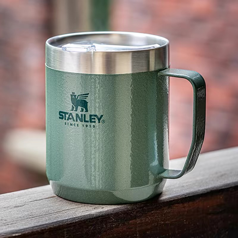 STANLEY史丹利便携泡茶杯户外办公大口304不锈钢保冷保温水杯带盖