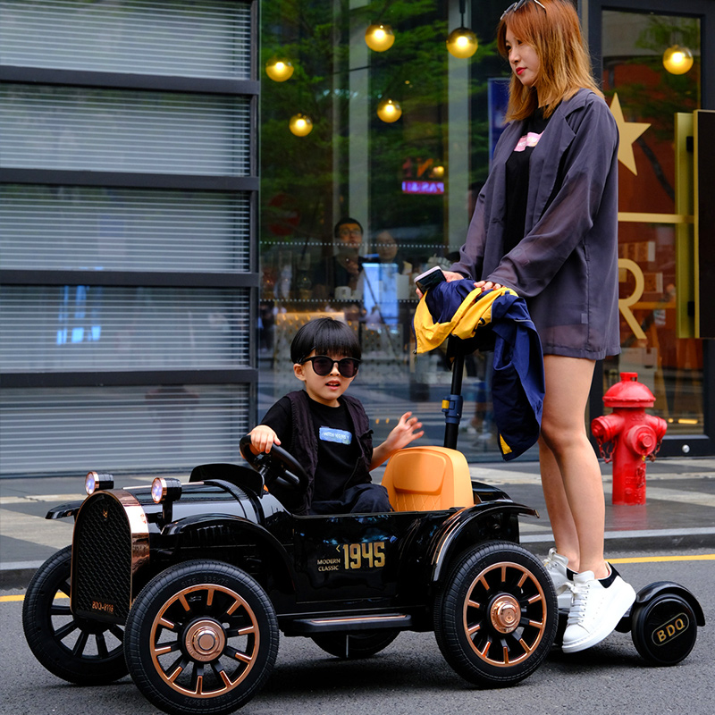 定制儿童电动车可坐大人四轮汽车遥控男女孩宝宝婴儿玩具车可坐人