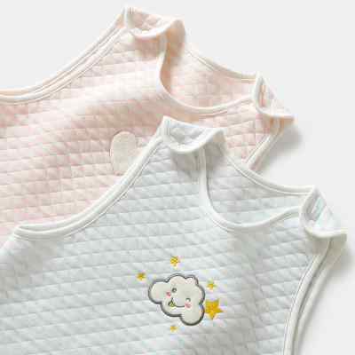婴儿宝宝睡袋薄款夹棉四季马甲儿童背心式防踢被夏季空调房护肚子