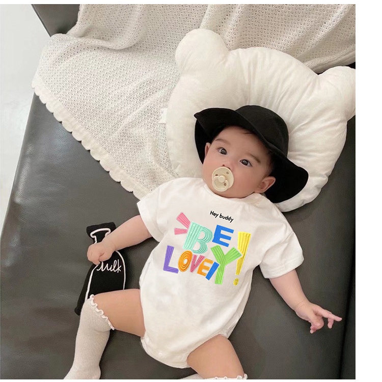 炫彩亲子装一家三口夏季短袖婴儿高级感韩版母女大码家庭装t恤潮