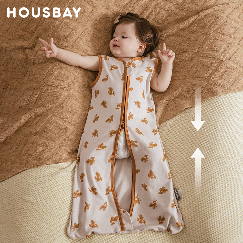 0睡袋新生婴儿 儿童宝宝睡衣和氏-睡觉神器夏季2岁防踢被贝背心