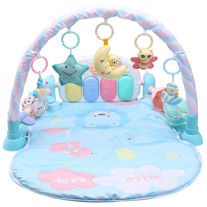 婴儿床宝宝脚踏钢琴音乐玩具新生儿摇篮多功能可移动便携式床中床