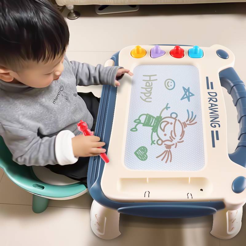新疆包邮儿童画画板磁性手写字板男孩3幼儿1岁2玩具4女宝宝涂鸦板