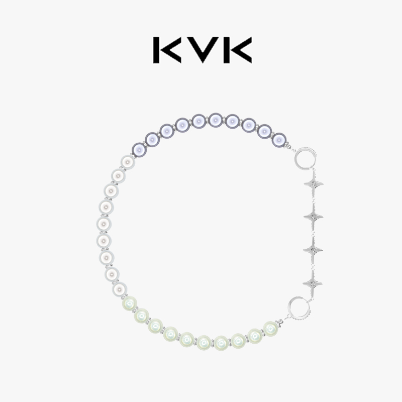 【呼呼专享】kvk十字星系列拼接项链女锁骨链轻奢小众设计