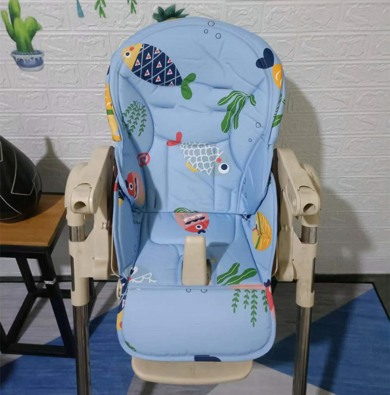 适用KUB宝宝餐椅坐垫可优比婴儿童餐椅防水替换座垫套安全带配件