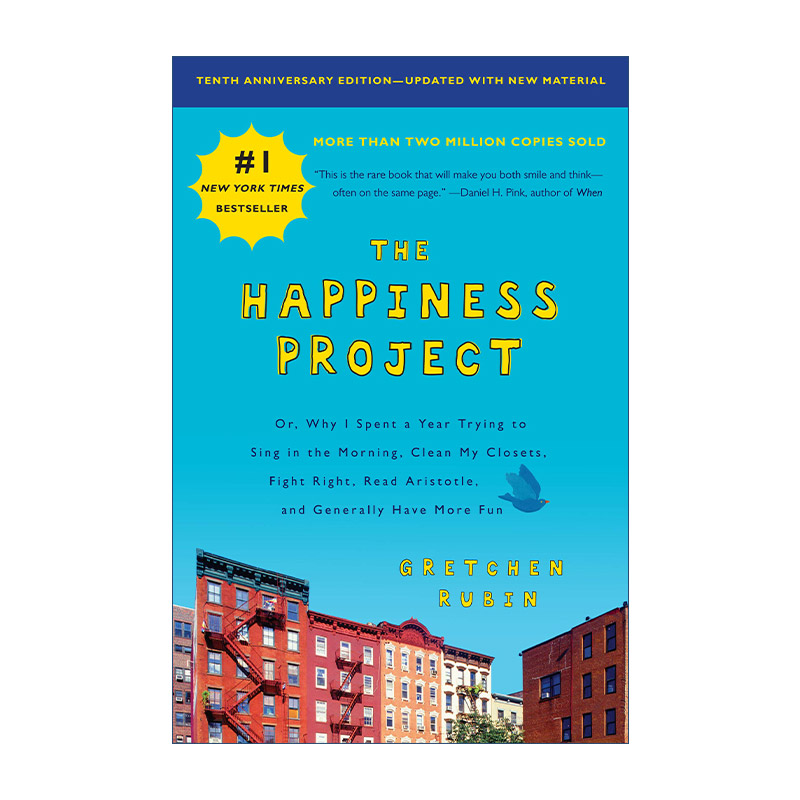 英文原版 The Happiness Project  Tenth Anniversary Edition 幸福哲学书 我的快乐我做主，我的幸福我掌控 英文版 进口英语书籍