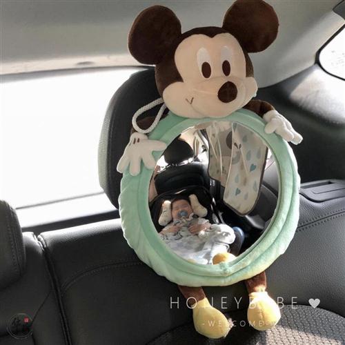 韩国ins汽车儿童安全座椅反光镜宝宝提篮后视镜婴儿反向观察镜耀