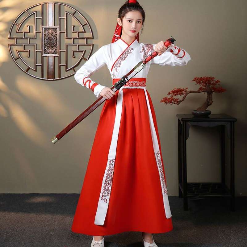 亲子汉服母子夏中国风唐朝女装新款2021爆款唐装儿童皇后超仙古装
