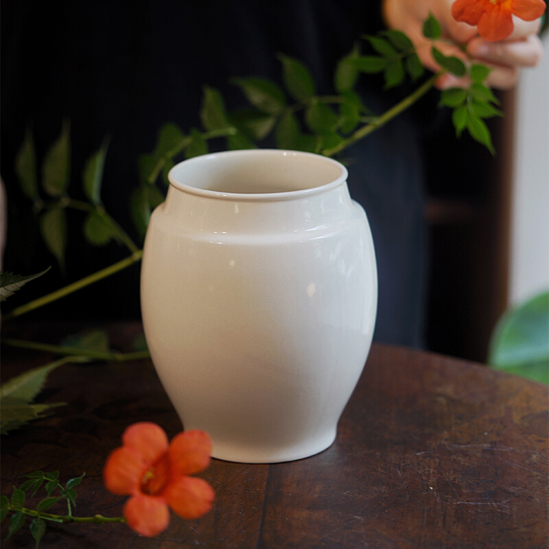 | 恬素 | 新中式陶瓷小罐子手工拉坯 花器 桌面花瓶摆件简约