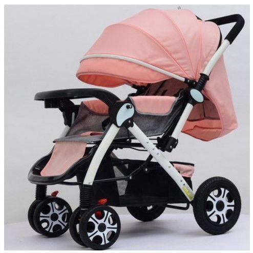 宝宝婴儿手推车小孩可坐躺轻便折叠大尺寸儿童双向新生儿睡车大号