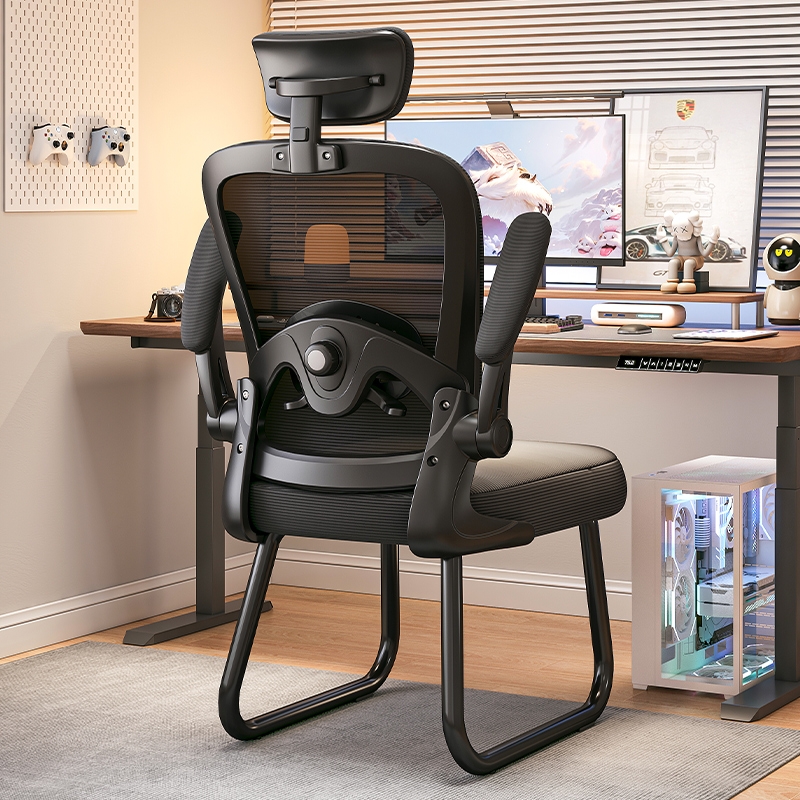电脑椅家用人体工学椅子靠背椅弓形电竞椅子舒适久坐学习办公座椅