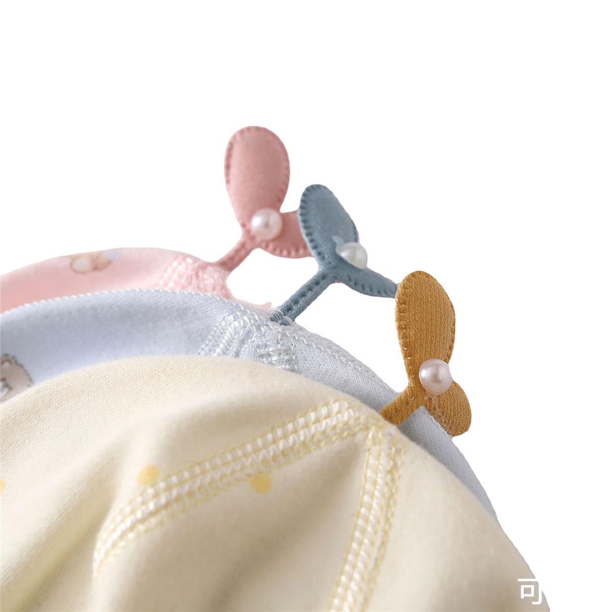 新生婴儿帽子 春夏季薄款单层透气 初生男女宝宝胎帽卤门帽遮阳帽