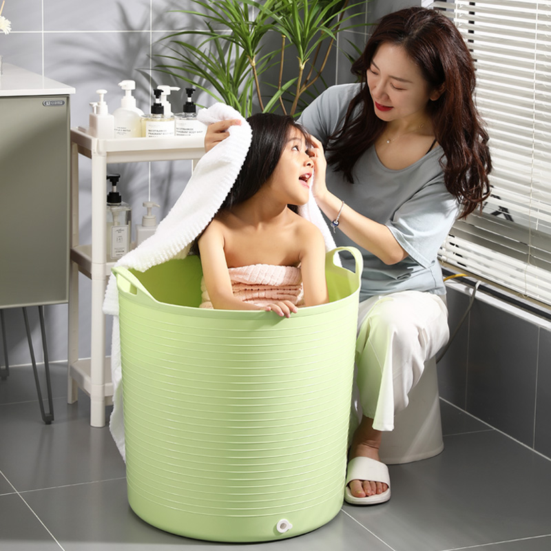 儿童洗澡桶可坐浴桶小孩泡澡桶婴儿游泳桶家用洗澡盆宝宝洗澡神器
