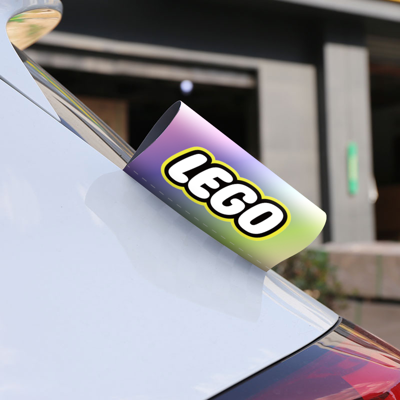 水洗唛贴标签Logo贴车尾lego创意汽车门车尾改装饰贴