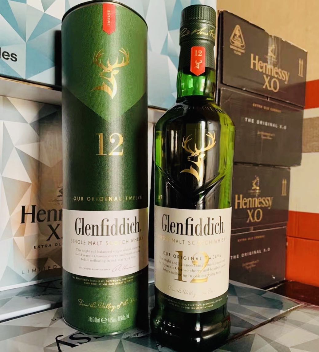 实体店 英国进口洋酒 Glenfiddich 格兰菲迪12年单一麦芽威士忌酒