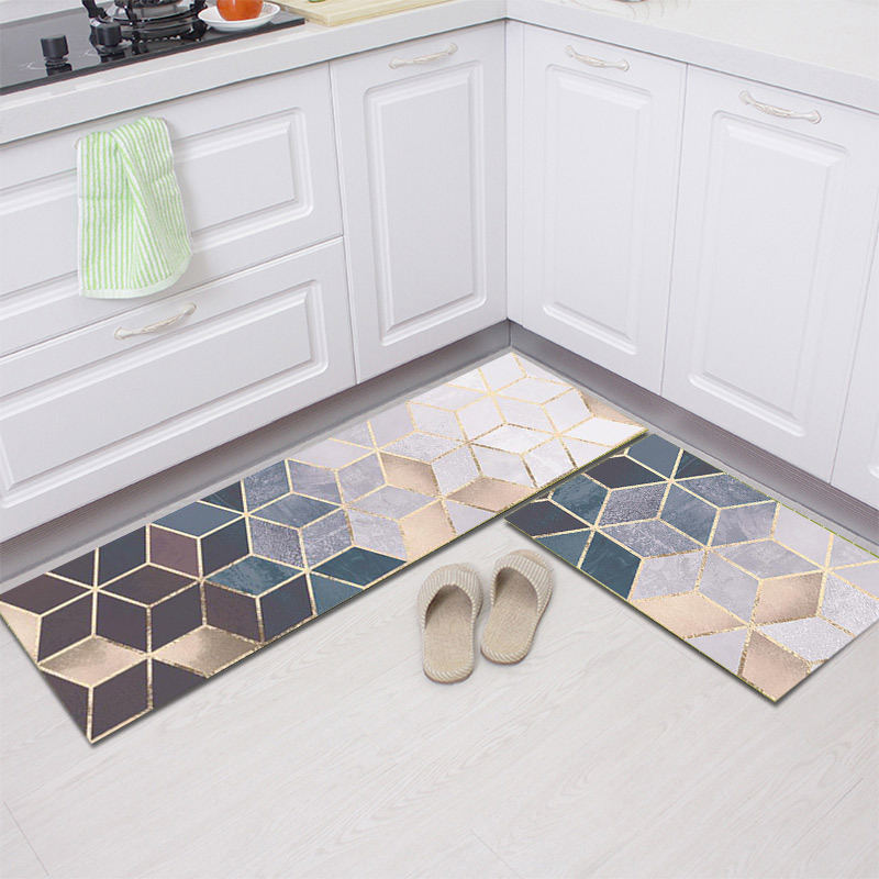 厨房地垫创意家居厨房用脚垫新款长方形卡通厨房垫